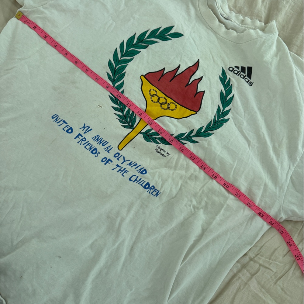 Vintage Adidas Annual Olympiad United Friends of the Children *FLAW* - Picture 9 of 9